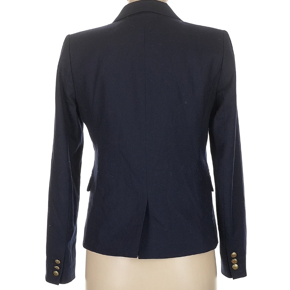 J. Crew Blue Blazer with Tailored Fit and Classic Lapel - Picture 3 of 5